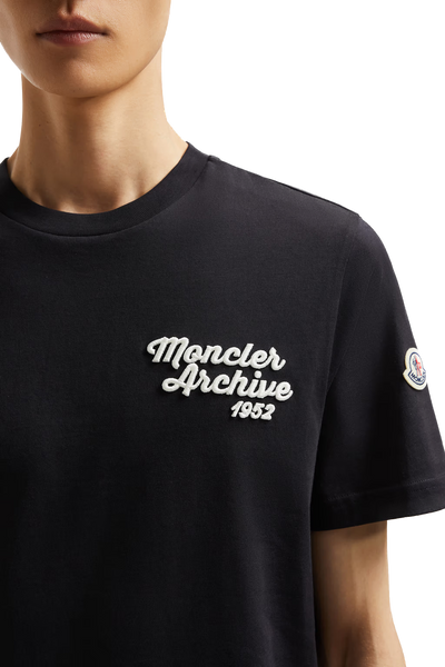 MONCLER - T-shirt archive Noir