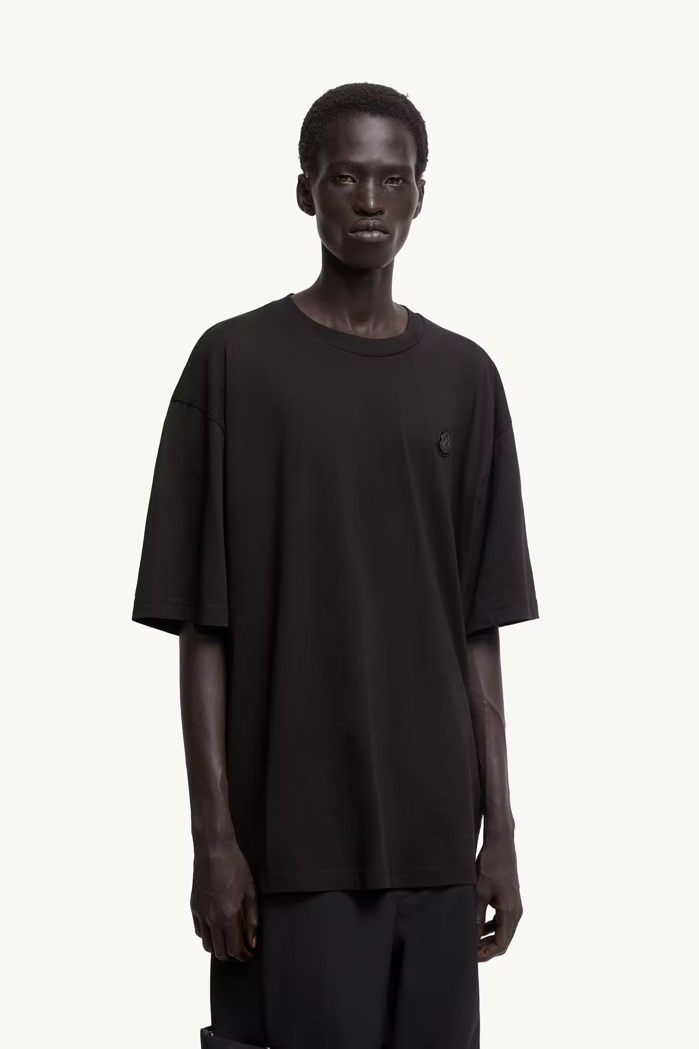 MONCLER GENIUS - T-shirt en coton Moncler noir x A$AP Rocky