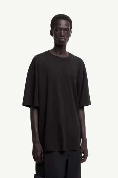 MONCLER GENIUS - T-shirt en coton Moncler noir x A$AP Rocky