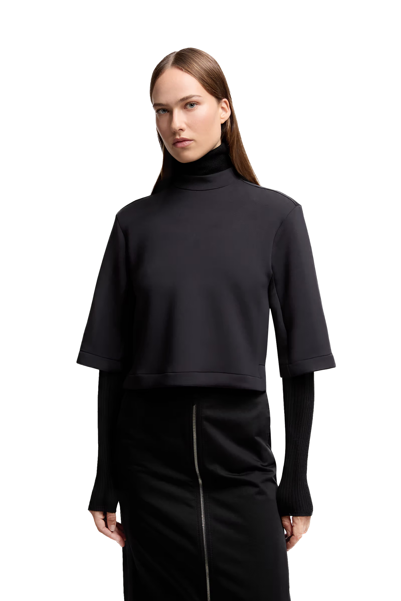 MONCLER - T-shirt en néoprène Moncler x EE72 par Edward Enninful