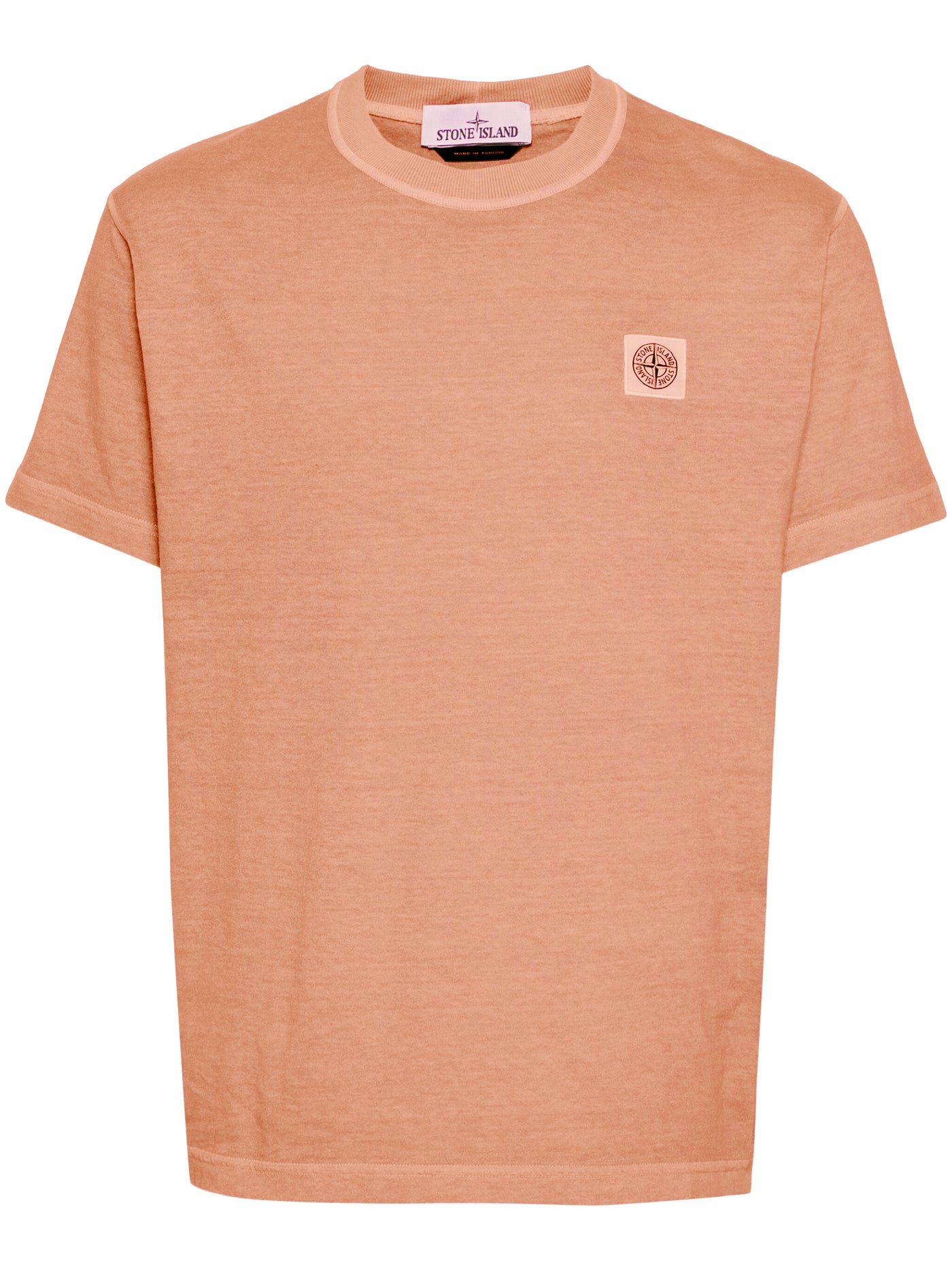 Stone Island - T shirt délavé corail