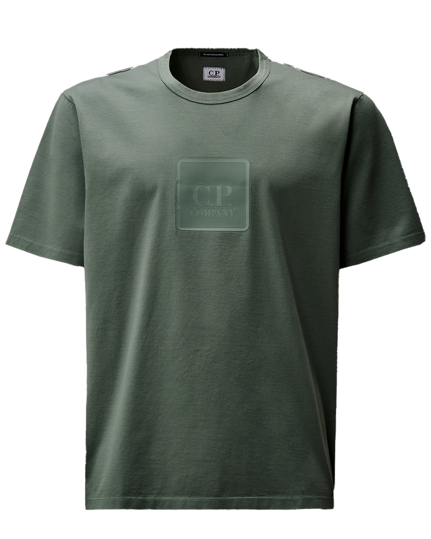 C.P COMPANY METROPOLIS - Tee-shirt rubber logo vert