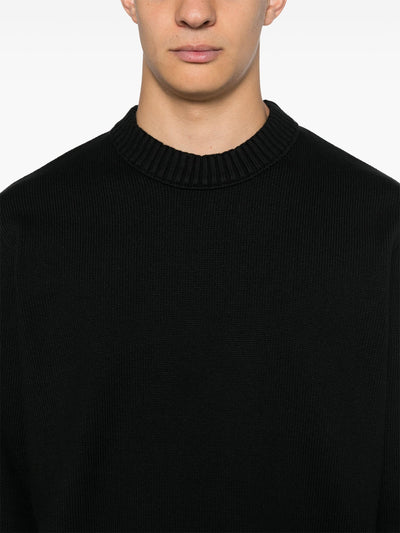 STONE ISLAND - Pull col montant Noir