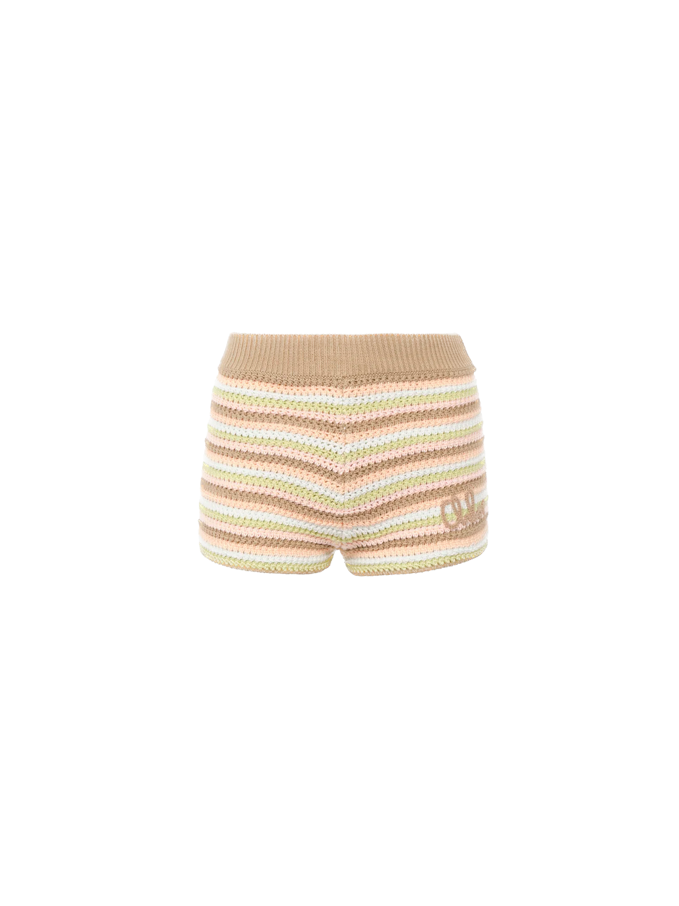 CHLOÉ - Mini short taille haute en croche