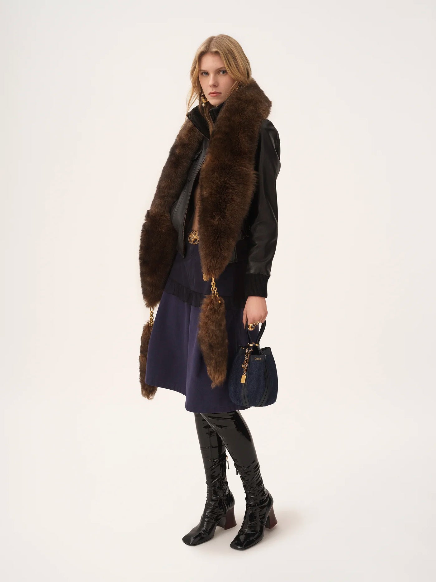 CHLOÉ - petit sac cabas Chloé Spin