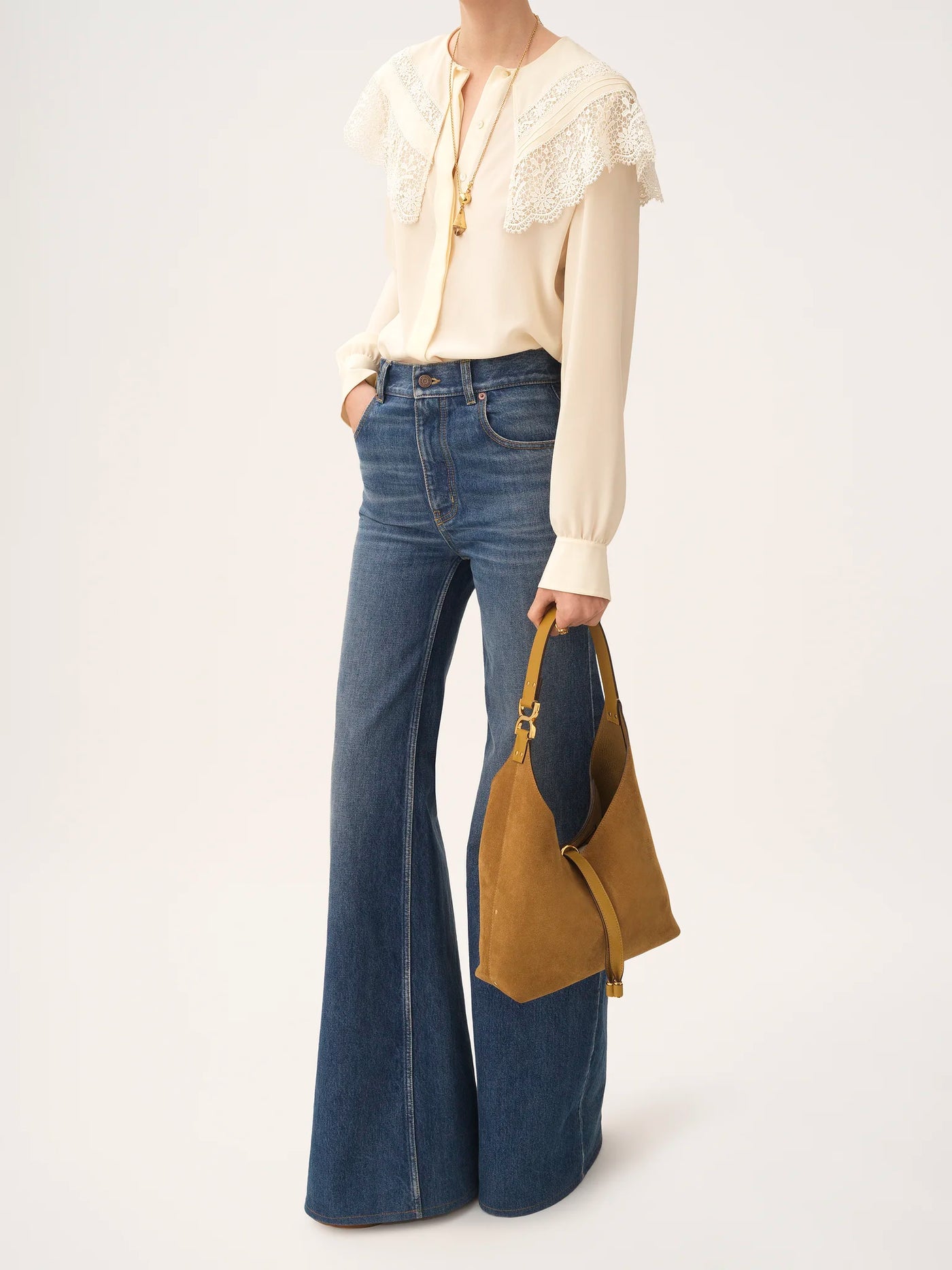 CHLOÉ - petit sac hobo Marcie