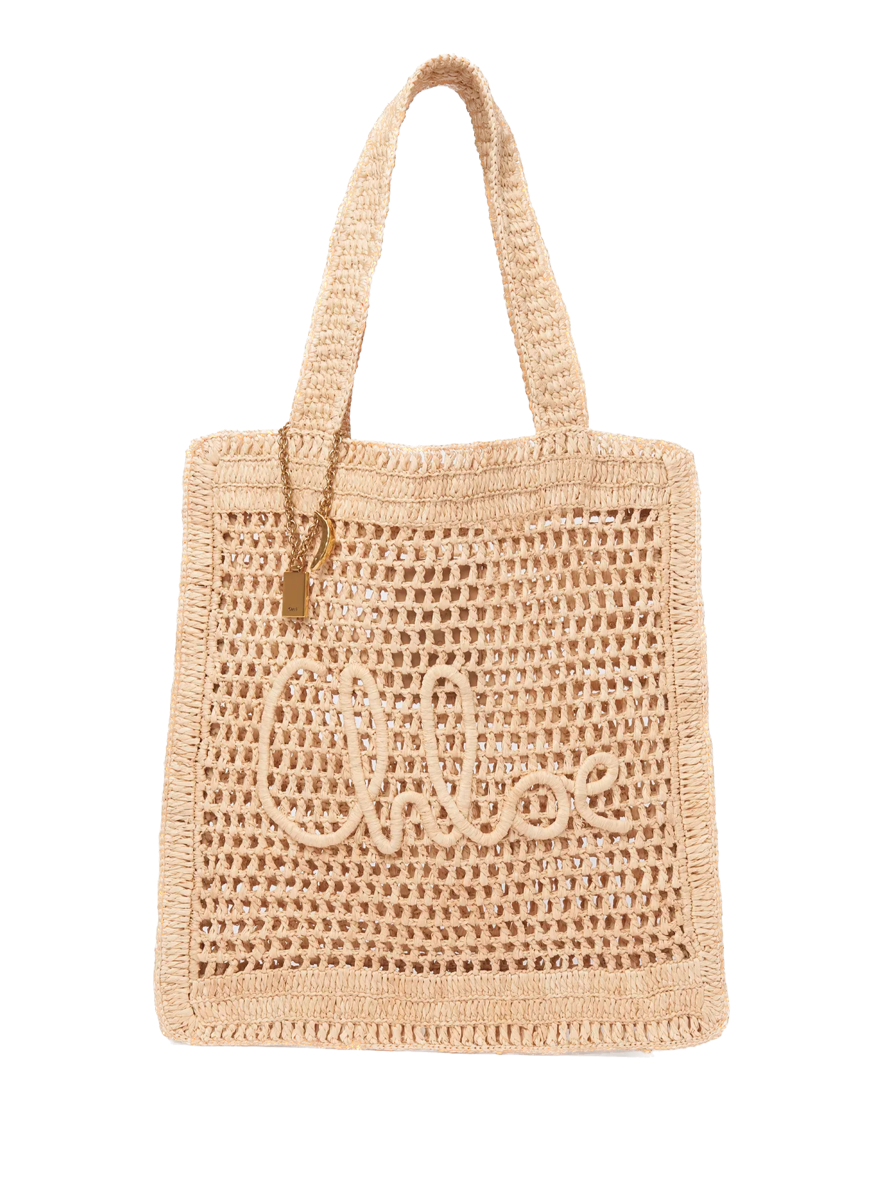CHLOÉ - Sac Cabas Summer Banana en raphia