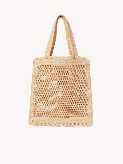 CHLOÉ - Sac Cabas Summer Banana en raphia