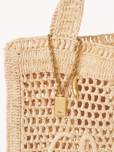 CHLOÉ - Sac Cabas Summer Banana en raphia