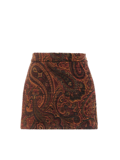 CHLOÉ - Mini jupe droite en jacquard