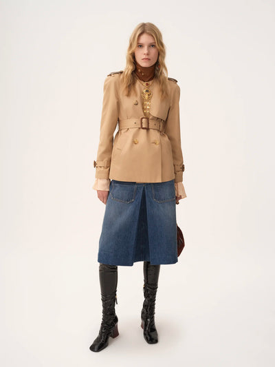CHLOÉ - Jupe mi-longue en denim