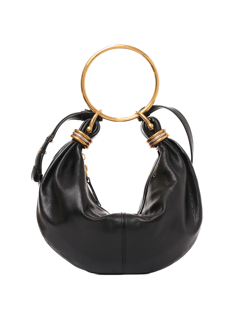 CHLOÉ - Petit sac Hobo Bracelet Noir