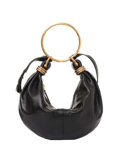 CHLOÉ - Petit sac Hobo Bracelet Noir