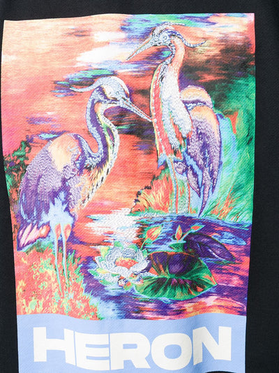 HERON PRESTON - Sweat à capuche à logo imprimé