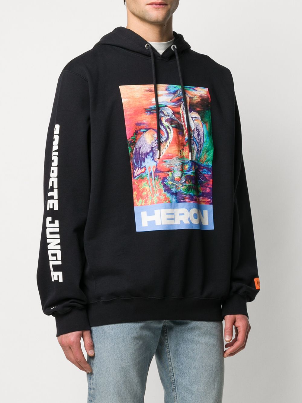 HERON PRESTON - Sweat à capuche à logo imprimé