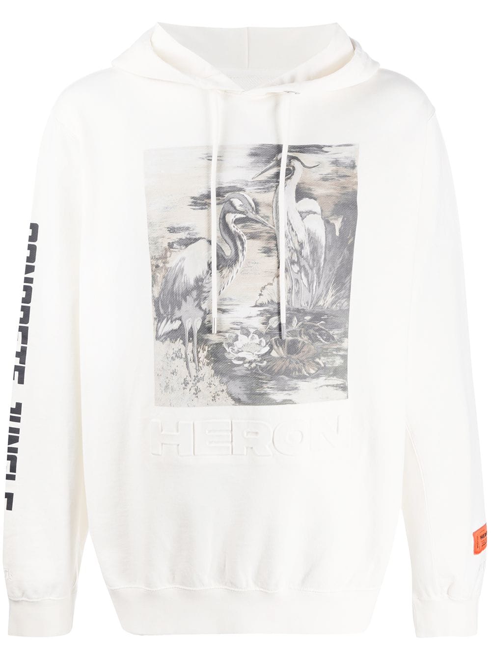 HERON PRESTON - Sweat à capuche Heron à logo imprimé