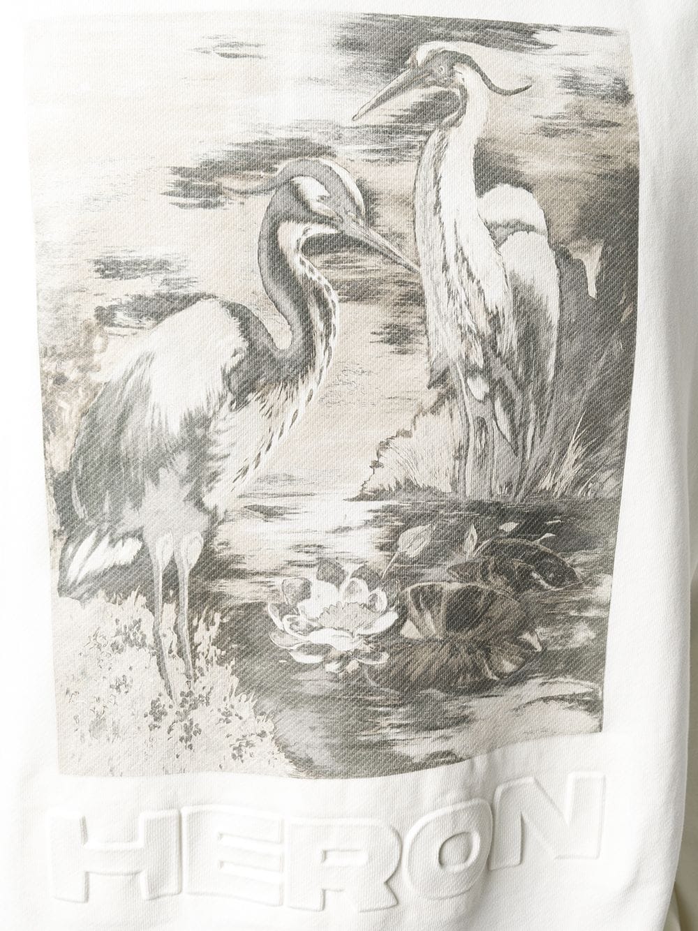 HERON PRESTON - Sweat à capuche Heron à logo imprimé