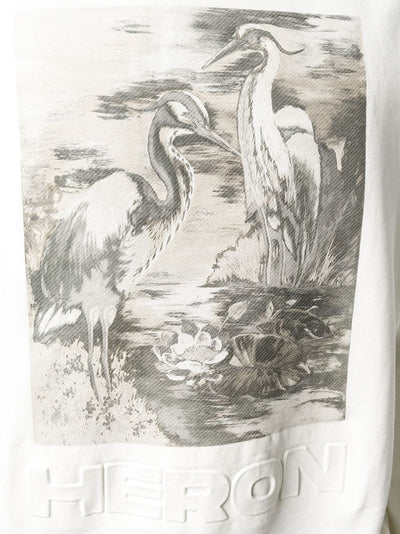 HERON PRESTON - Sweat à capuche Heron à logo imprimé