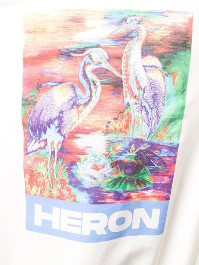 HERON PRESTON - Sweat à capuche à imprimé graphique