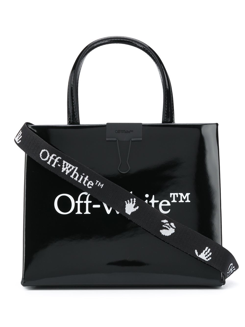 OFF WHITE - Mini sac à main à logo imprimé