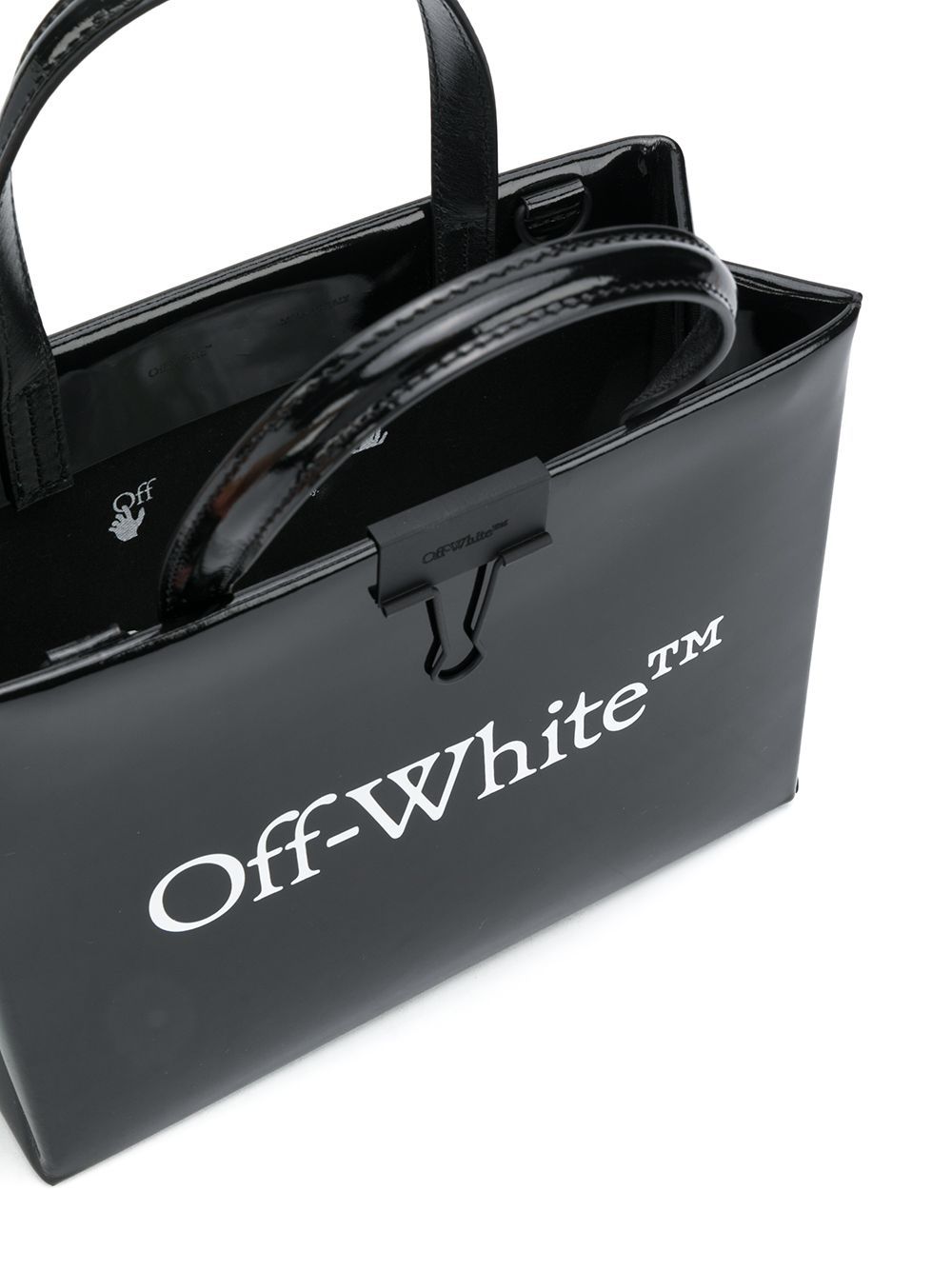 OFF WHITE - Mini sac à main à logo imprimé