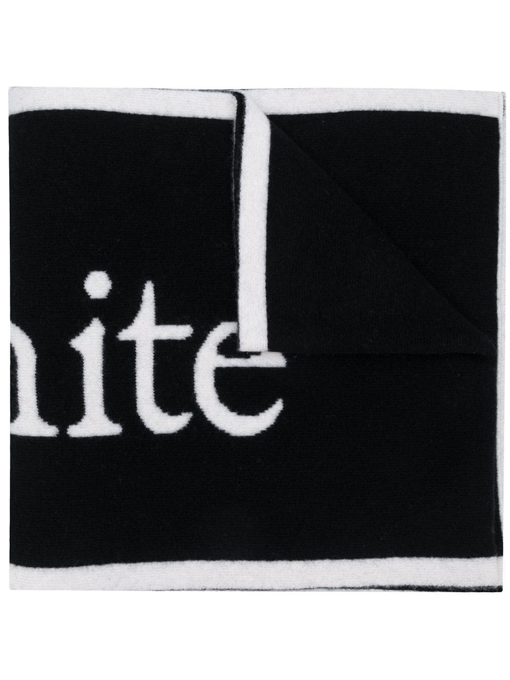 OFF-WHITE - Echarpe bicolore à logo