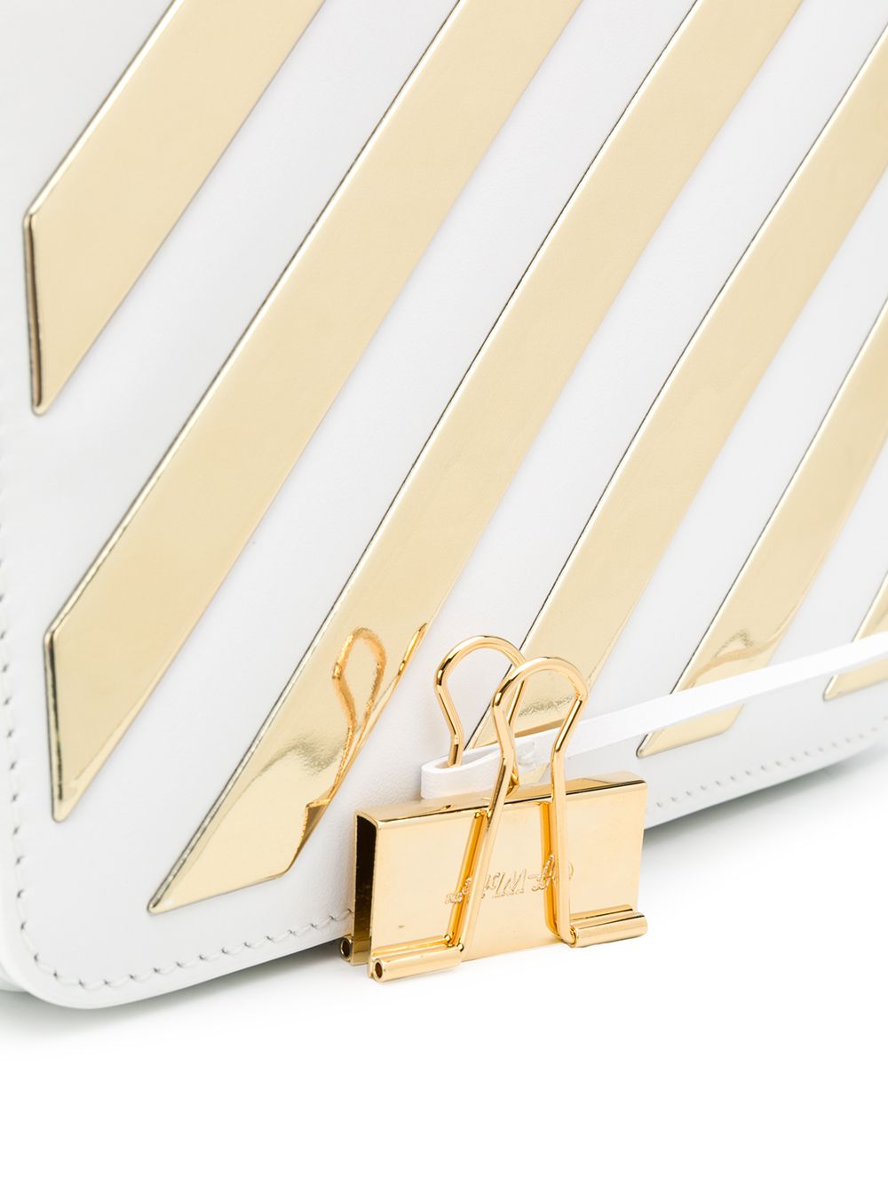 OFF WHITE - Sac à bandoulière Diagonal Binder Clip
