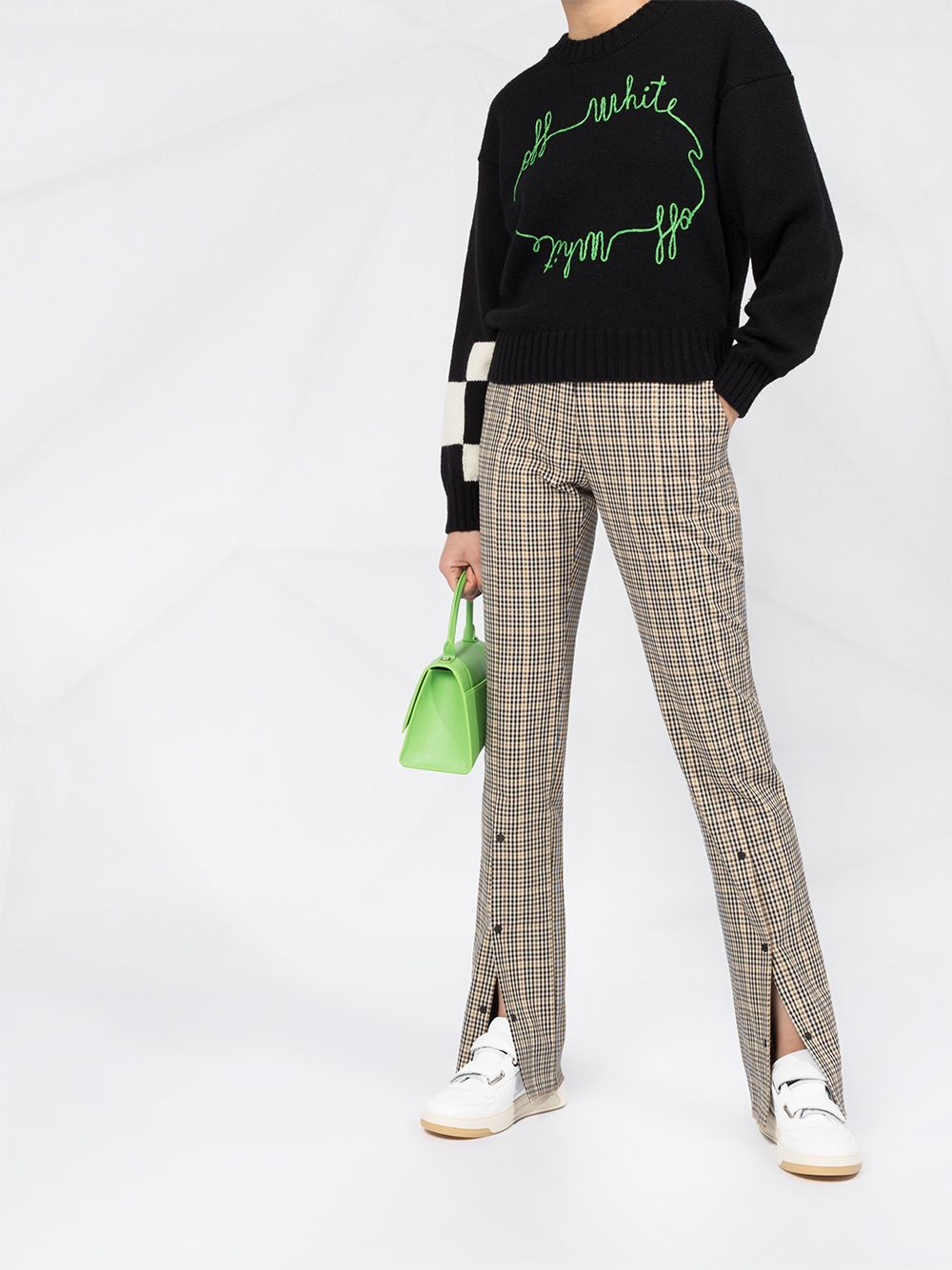 OFF-WHITE - Pull à détails contrastants