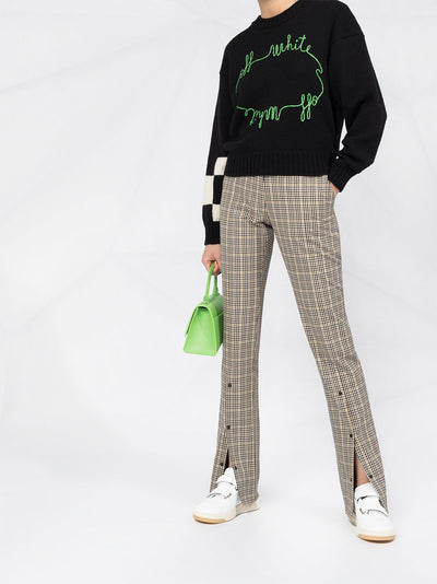 OFF-WHITE - Pull à détails contrastants