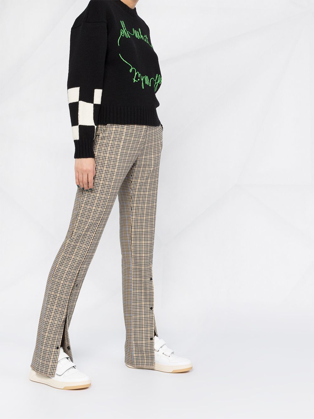 OFF-WHITE - Pull à détails contrastants