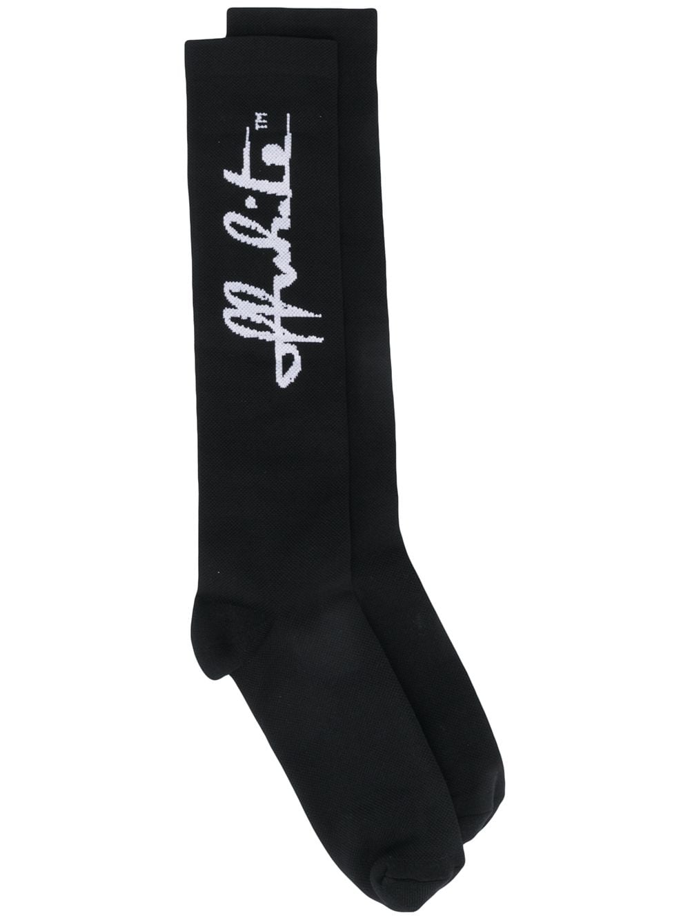 OFF-WHITE - Chaussettes en maille intarsia