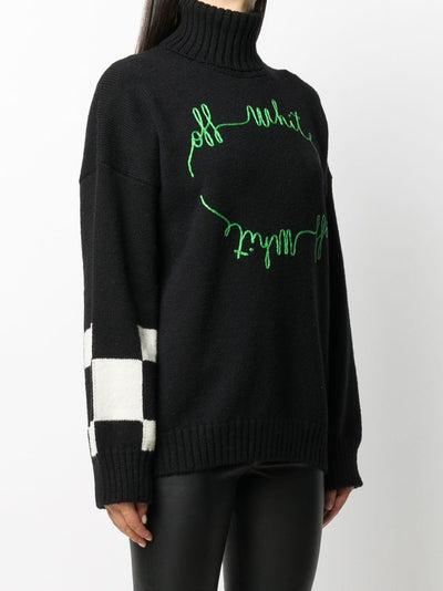 OFF-WHITE - Pull à logo brodé