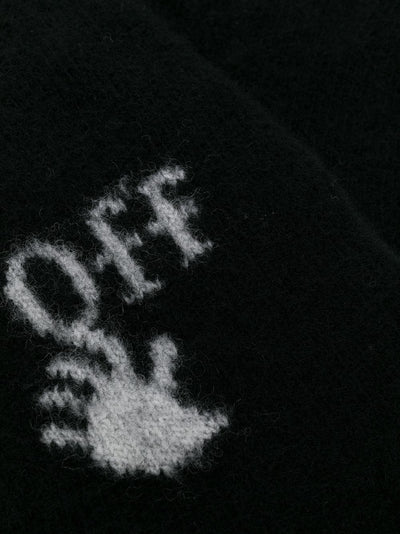 OFF-WHITE - Gants en maille intarsia