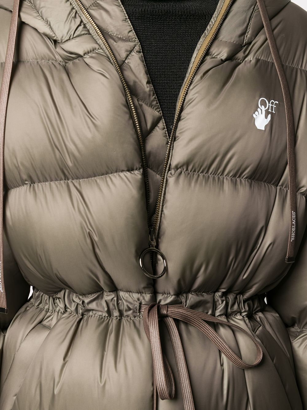 OFF WHITE - Doudoune à logo imprimé
