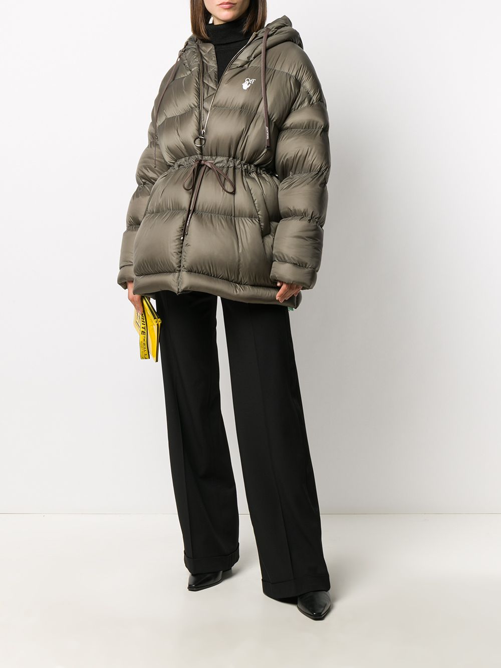 OFF WHITE - Doudoune à logo imprimé