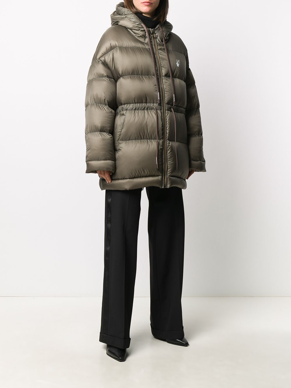 OFF WHITE - Doudoune à logo imprimé