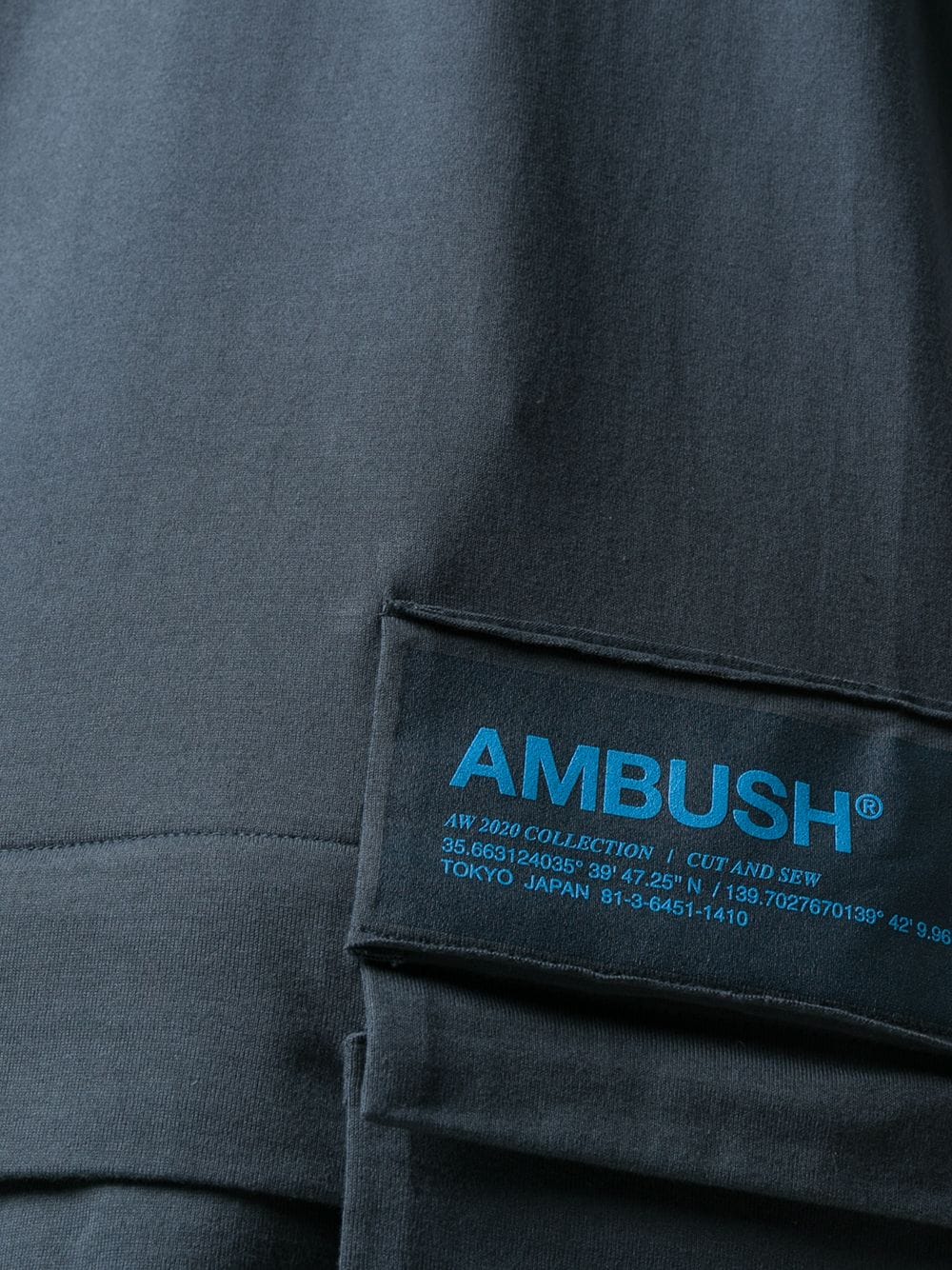 AMBUSH T-shirt à ourlet superposé