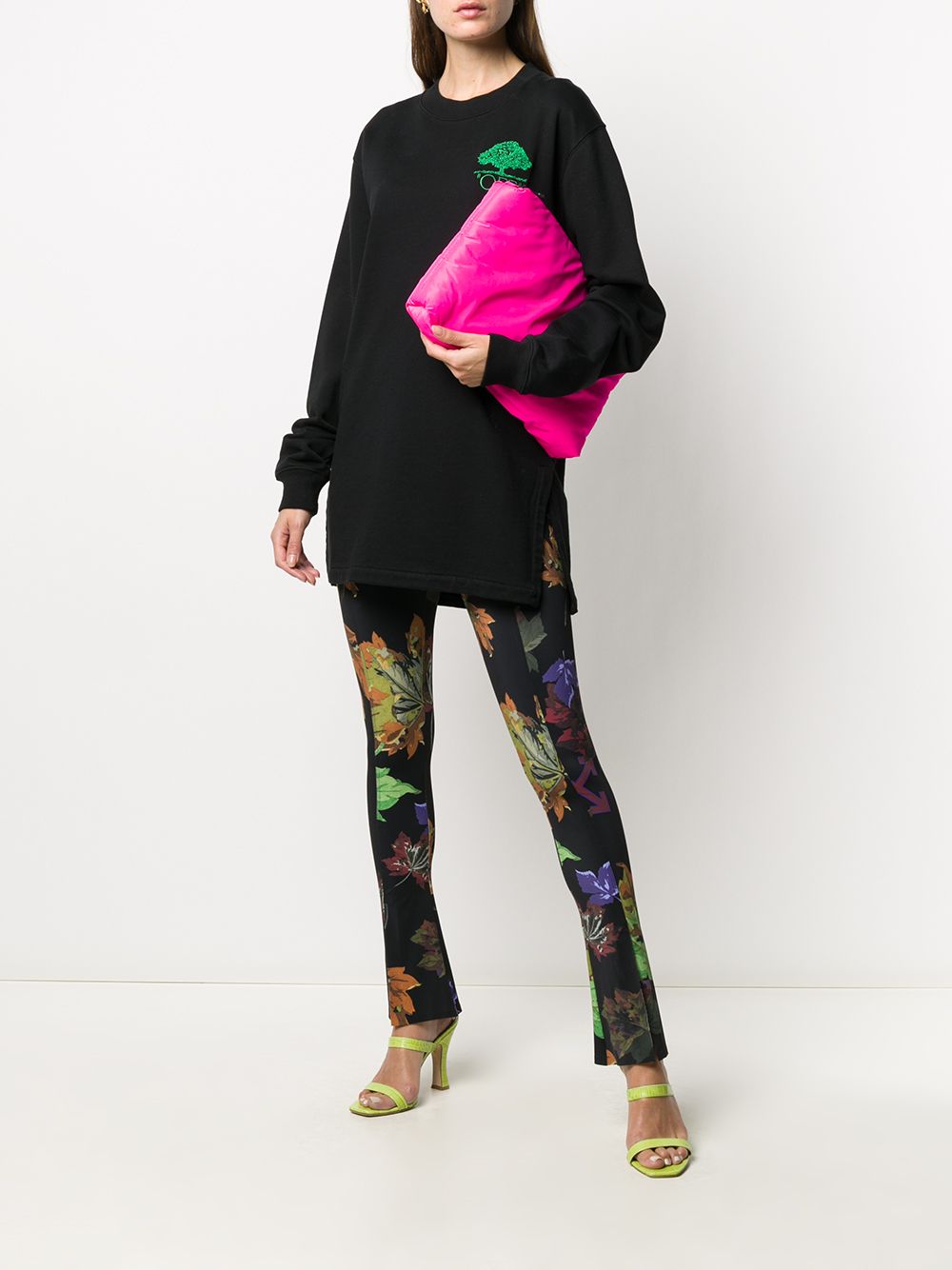 OFF WHITE - Legging à fleurs