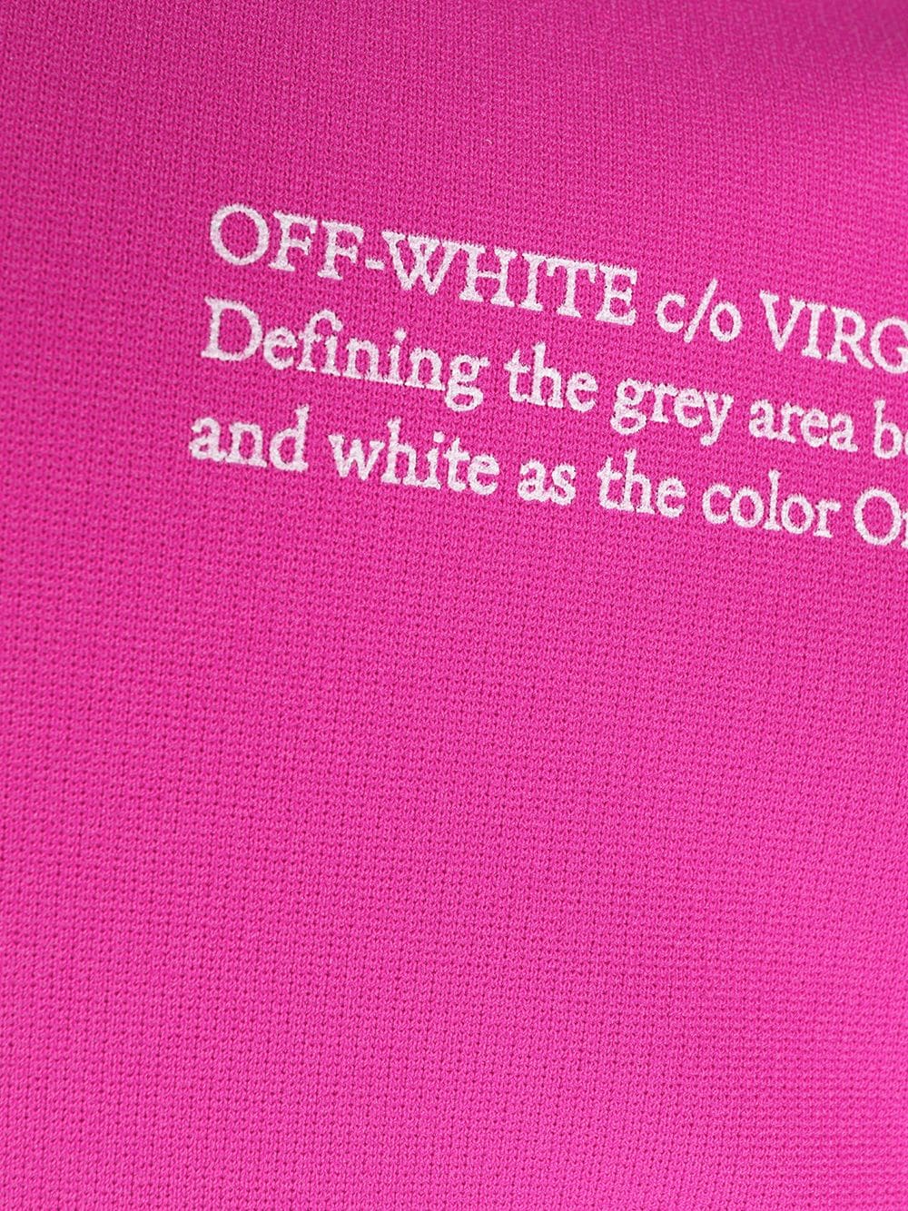 OFF WHITE - Robe-chemise à logo imprimé