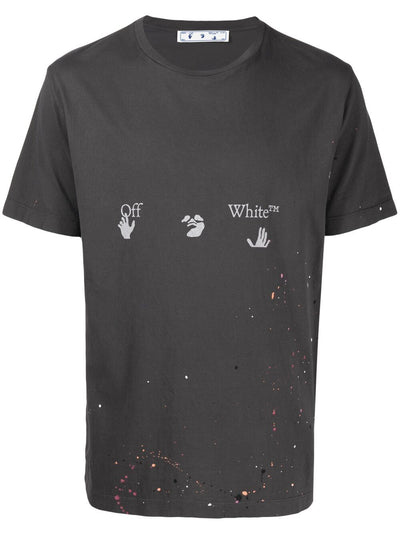 OFF-WHITE - Tee Shirt Vintage paint