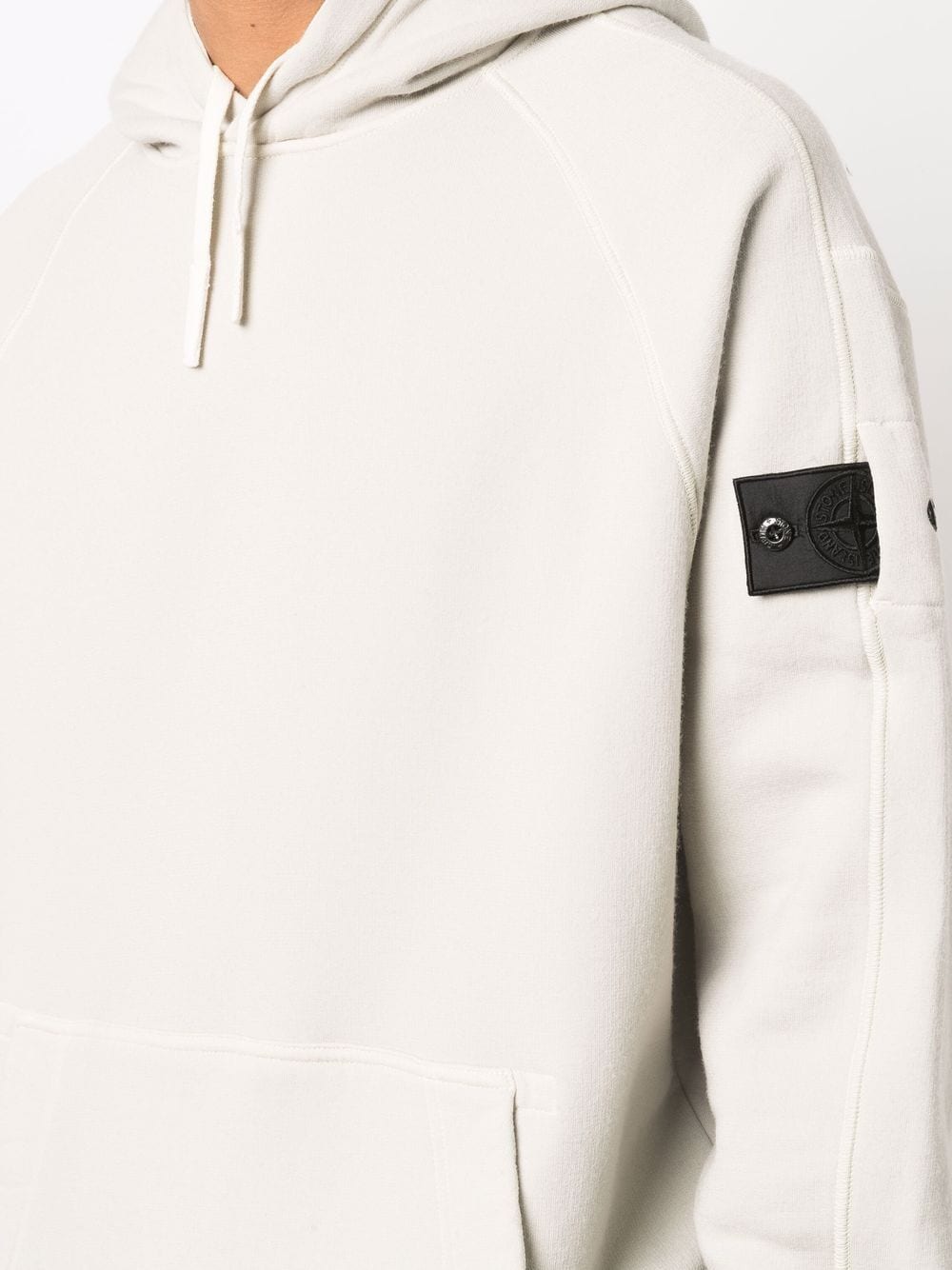 Stone Island Shadow Project - Logo-patch long-sleeved hoodie
