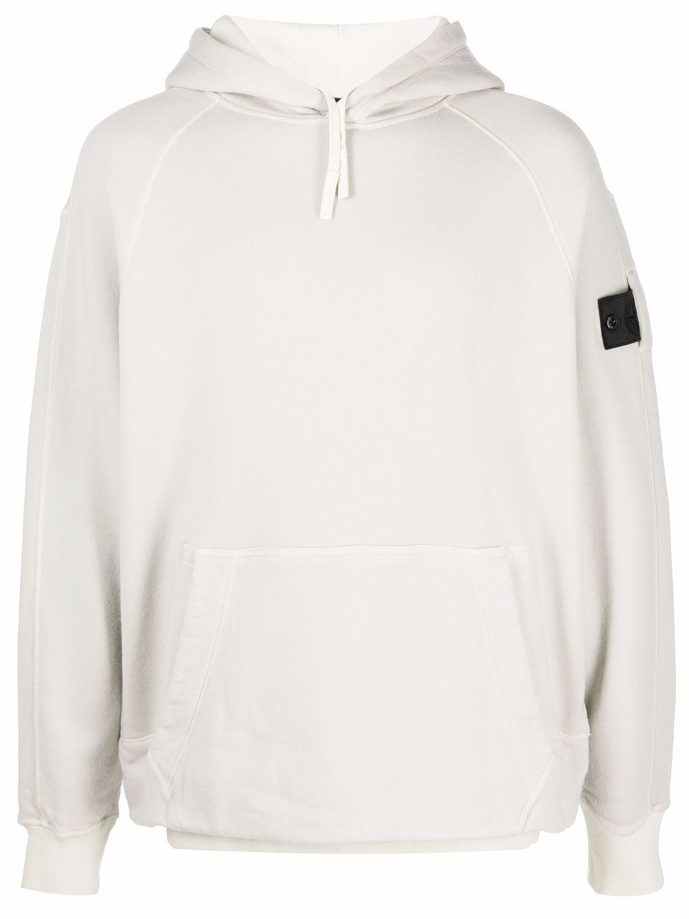 Stone Island Shadow Project - Logo-patch long-sleeved hoodie