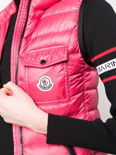 MONCLER - Gilet Glyco à design matelassé