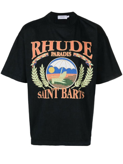 RHUDE - T-shirt en coton beach chair