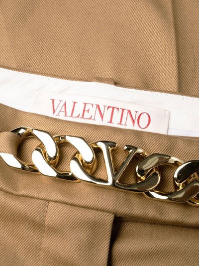 VALENTINO -  Pantalon ample à taille haute