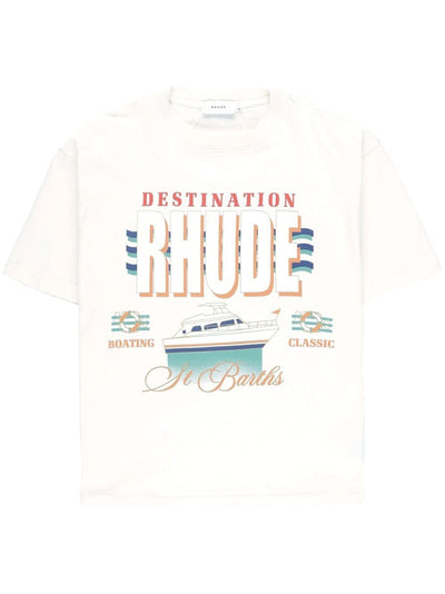 RHUDE - T-shirt en coton destination