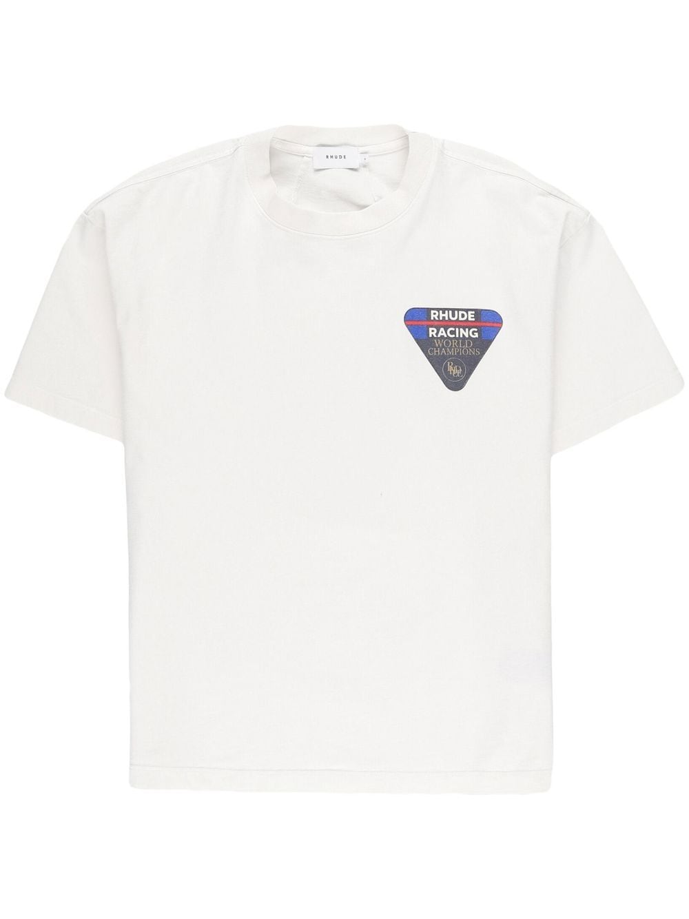 RHUDE - T-shirt en coton race patch