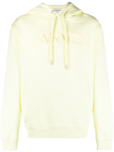 Lanvin hoodie en coton à logo brodé