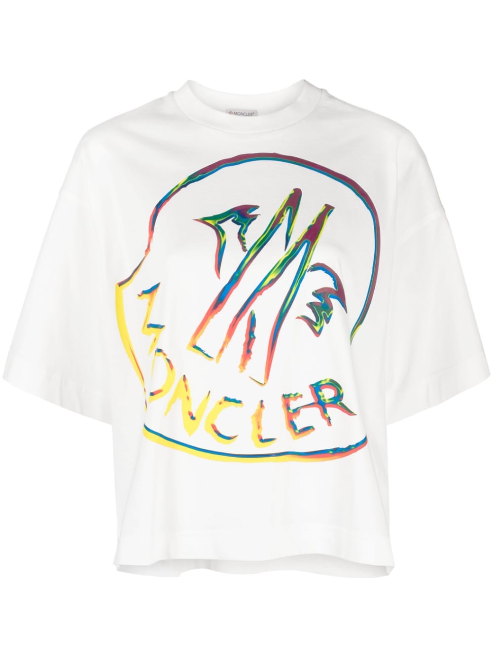 MONCLER - Logo-print short-sleeve T-shirt