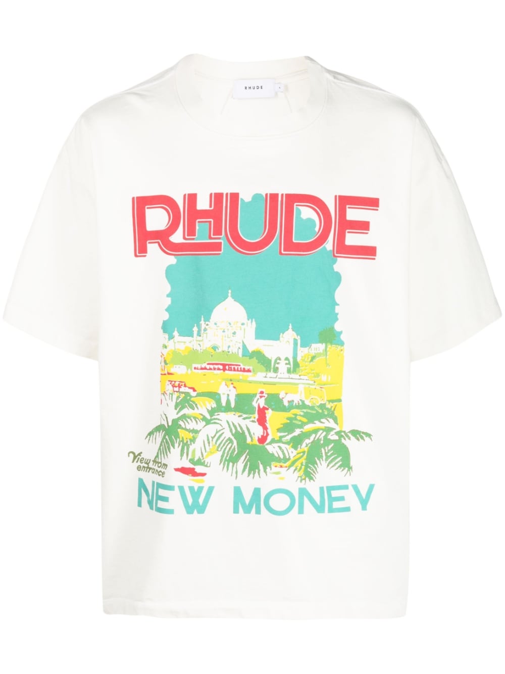 RHUDE - T-shirt en coton windowsil